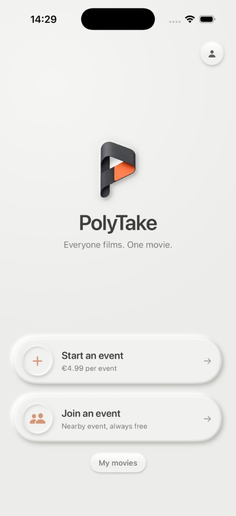 PolyTake Home: Event starten oder joinen